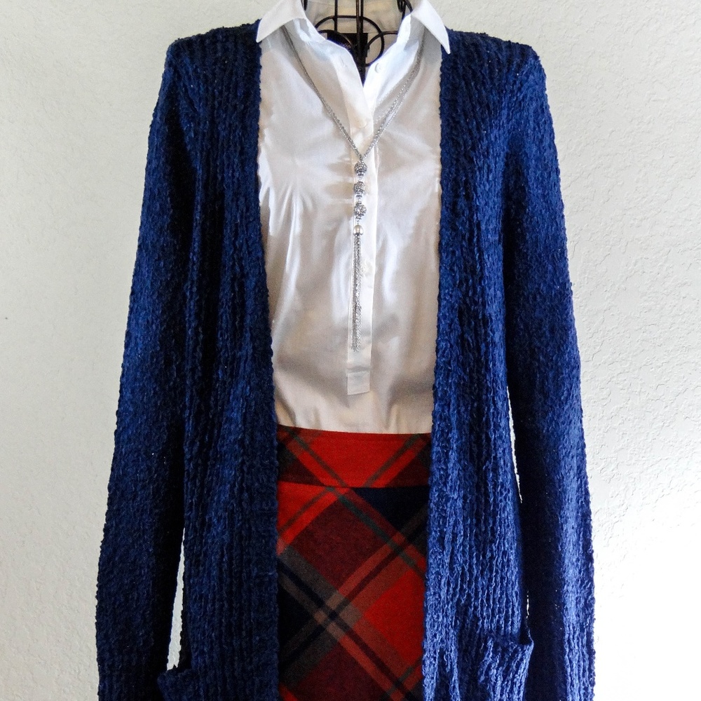 Blue Cardigan